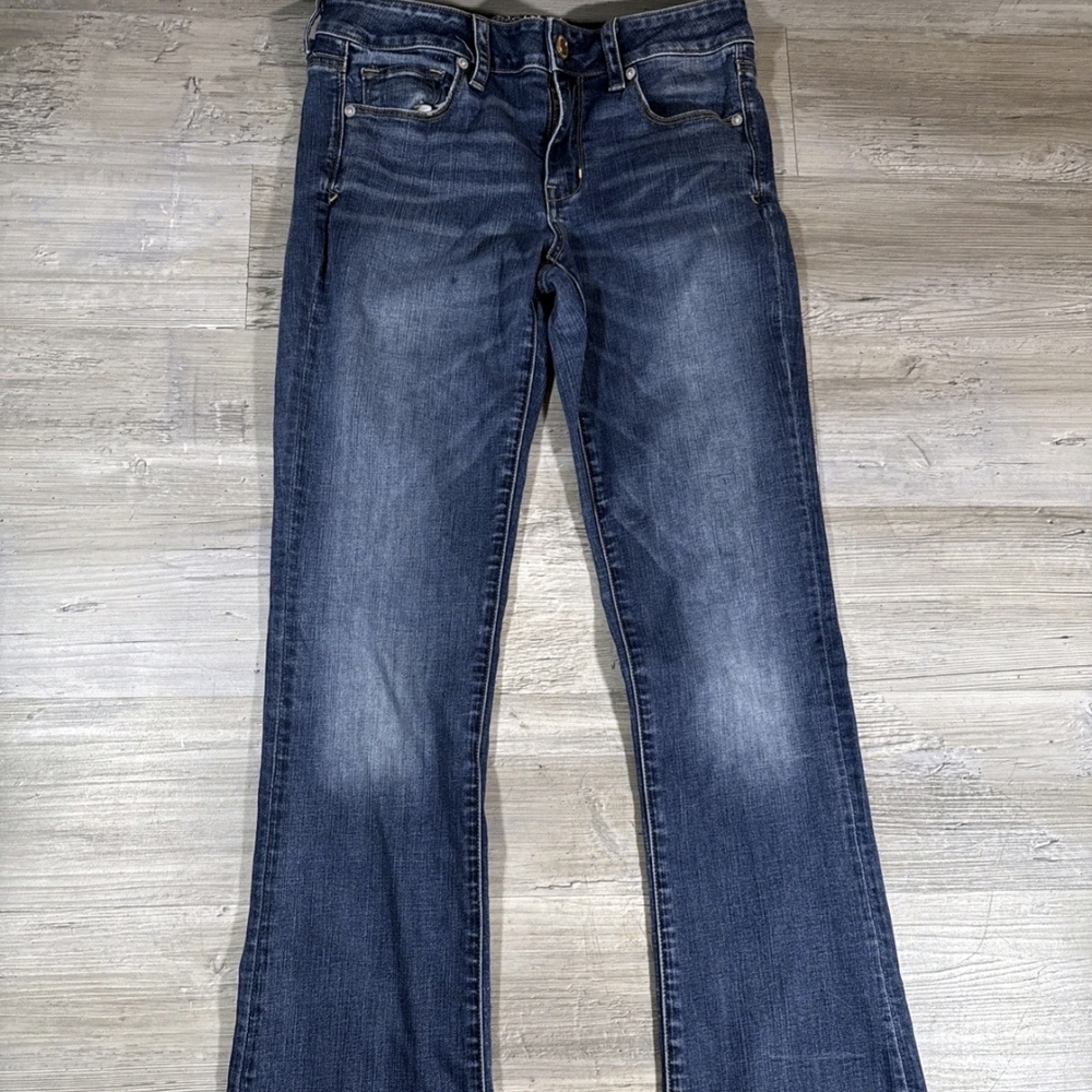 American Eagle Outfitters Dark Blue Boot Cut Jeans